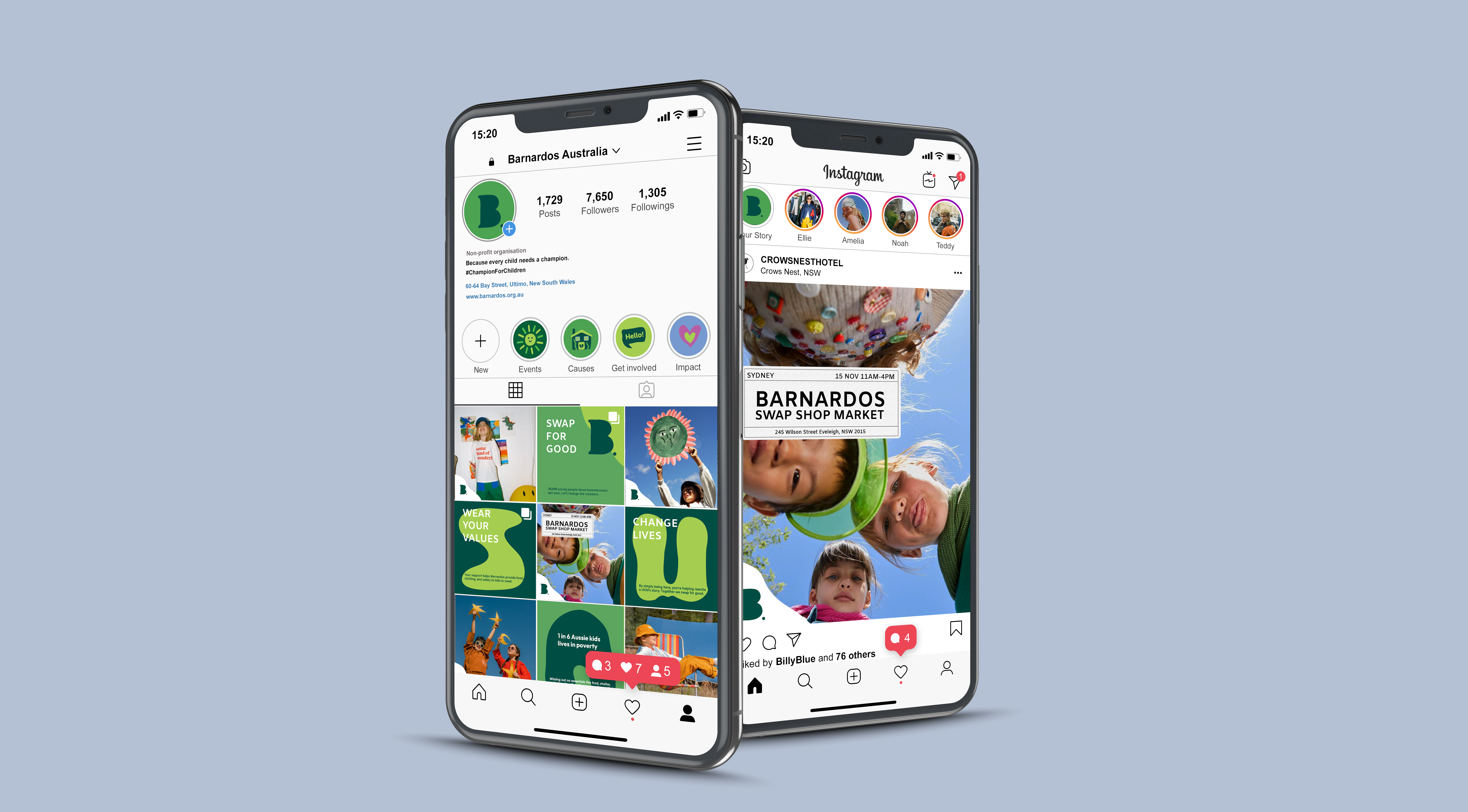 Barnardos Swap Shop digital experience